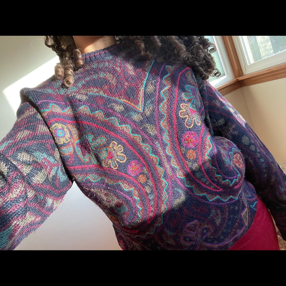 Tricots St. Raphael Vintage Pure New Wool Sweater